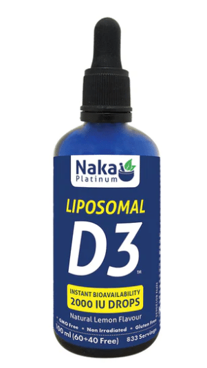 Naka - D3 Liposomal 2000 IU Dropper, 100Ml