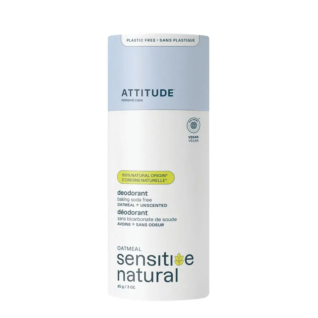 Attitude Living - Baking Soda Free Deodorant Unscented, 85G