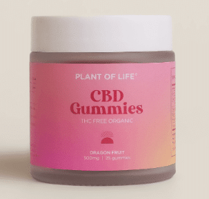 Plant Of Life THC Free Organic CBD Gummies - Dragon Fruit