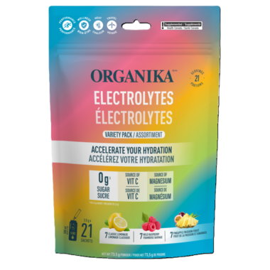Organika Electrolytes Variety Pack, 3.5G X 21Pk