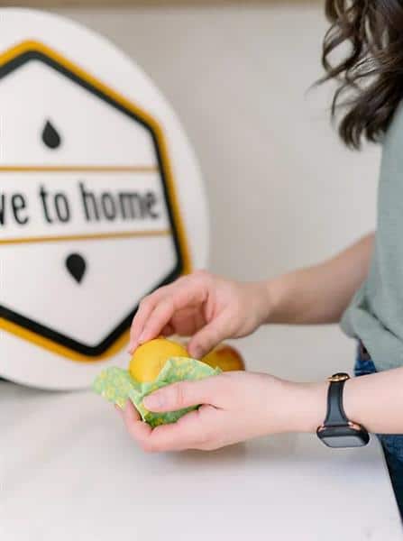 Hive To Home Bees Wax Wrap - 6" Round