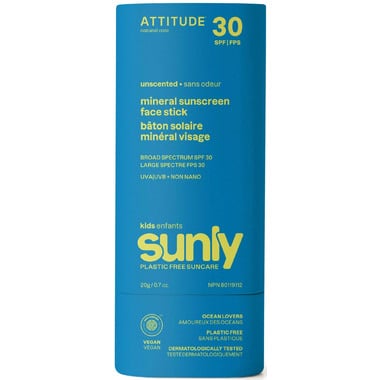Attitude Living - Sunly Mineral Sunscreen Kids Unscented, 20G