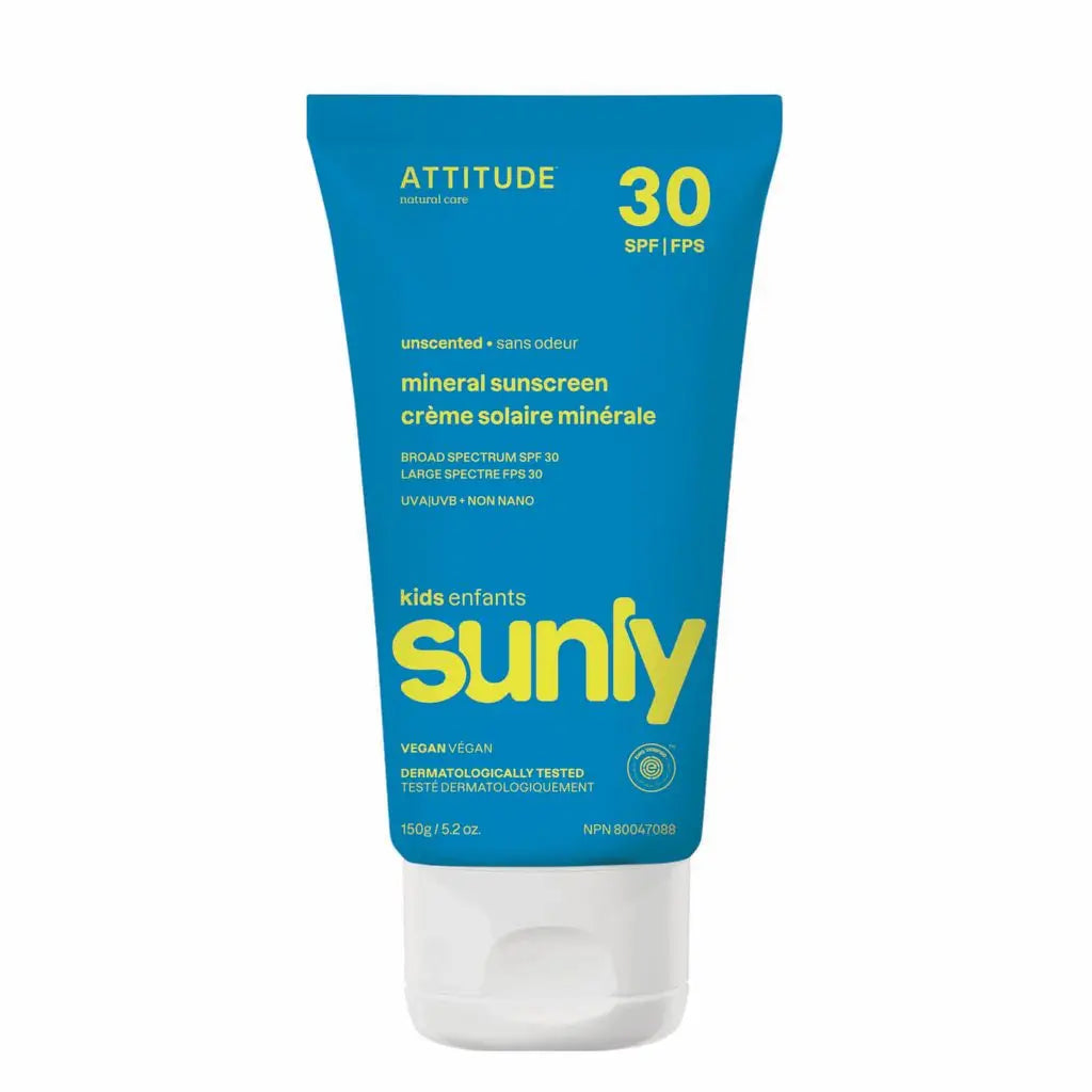 Attitude Living - Baby Fragrance Free Sunscreen SPF 30, 150G