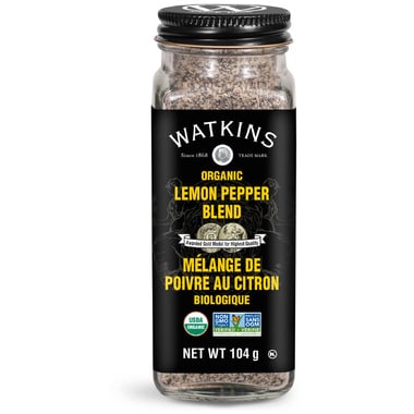 Watkins Organic Lemon Pepper Blend,104G