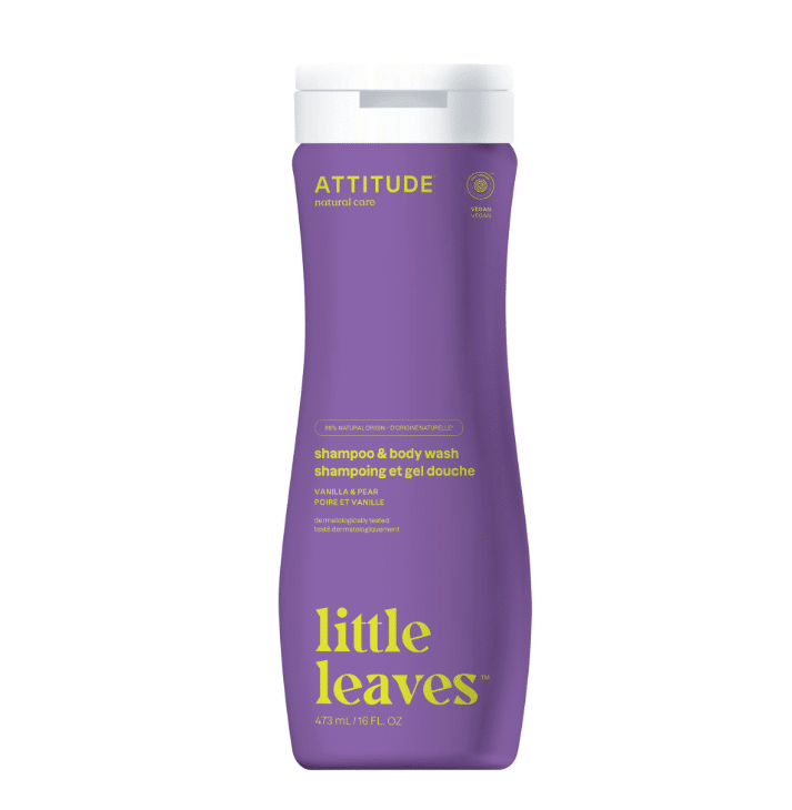 Attitude Living - 2-In-1 Shampoo & Body Wash Vanilla & Pear, 473Ml