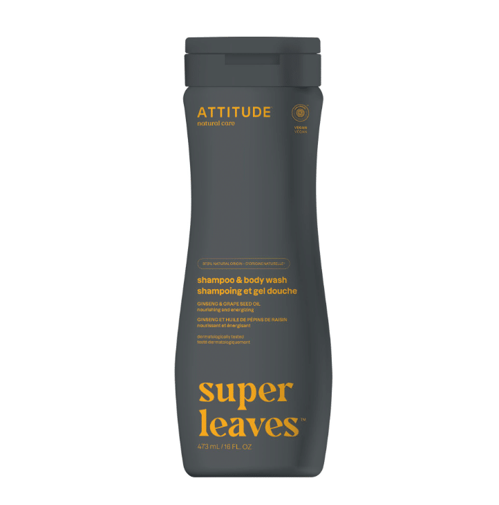 Attitude Living - 2-In-1 Sport Shampoo & Body Wash, 473Ml