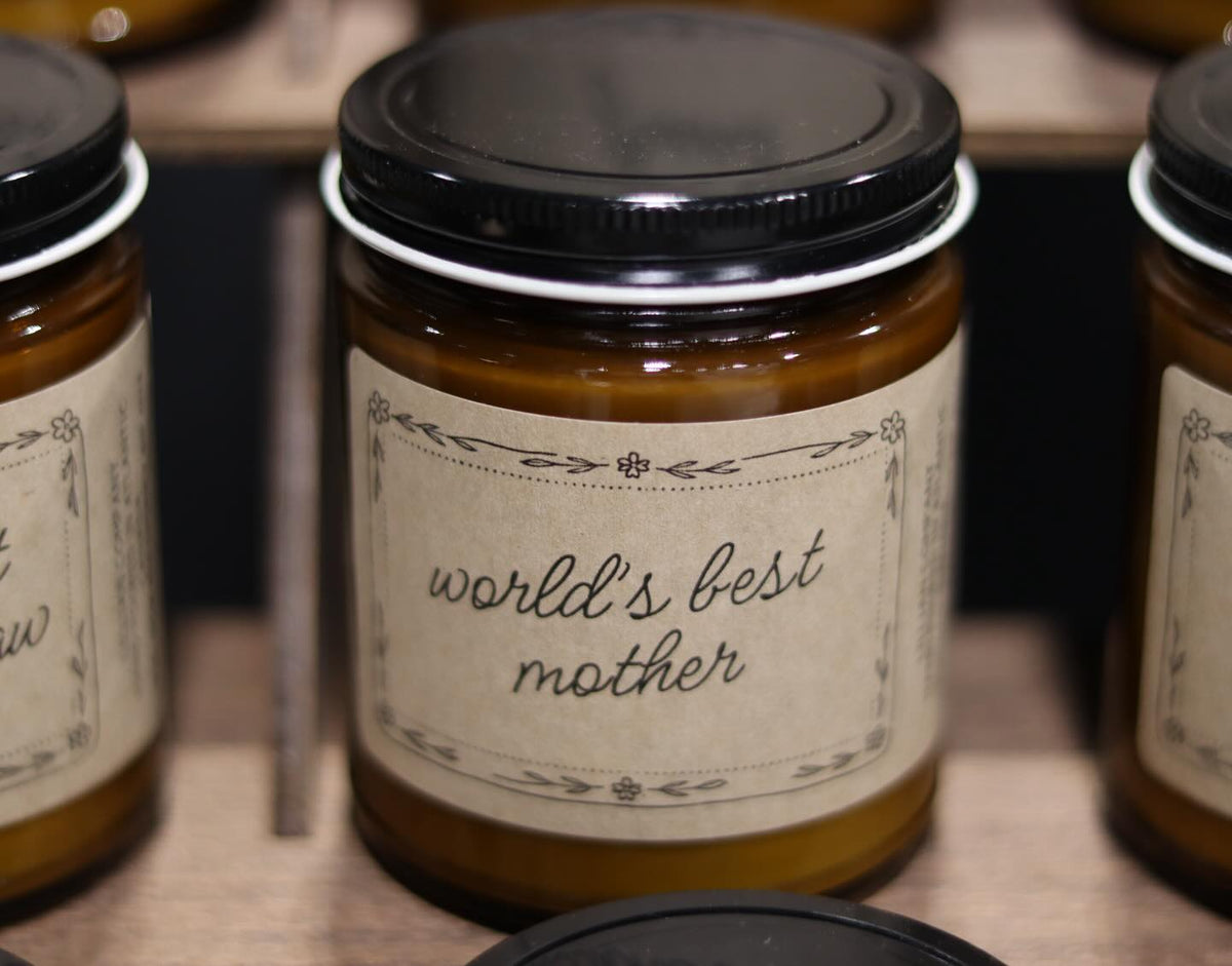 Lillian Co - World's Best Mother (Coffee Shop) Candle, 9Oz