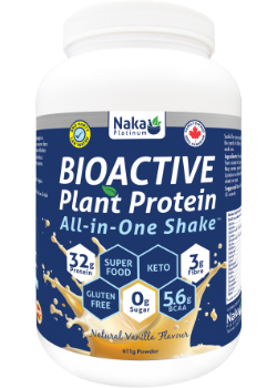 Naka Bioactive Plant Protein All-In-One Shake - Vanilla, 611G