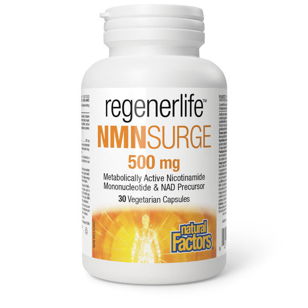 Natural Factors Regenerlife Nmnsurge 500Mg, 30 Vcaps