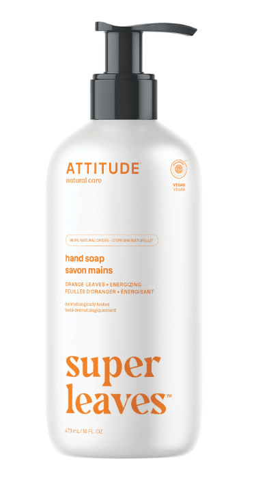 Attitude Living - Natural Hand Soap Orange Leaves, 473Ml