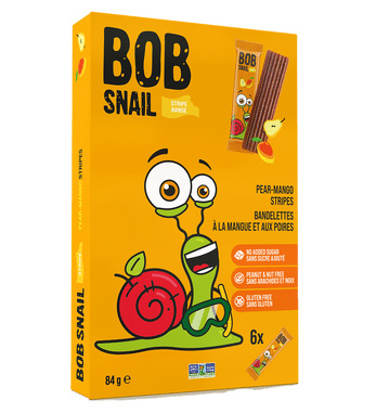 Bob Snail Pear-Mango Stripes, 84G