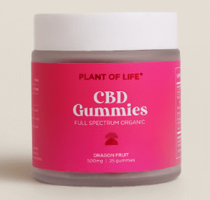 Plant Of Life Full Spectrum Organic CBD Gummies - Dragon Fruit, 500Mg