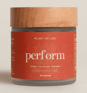Plant Of Life Cordyceps Capsules With CBG - Perform, 60Caps