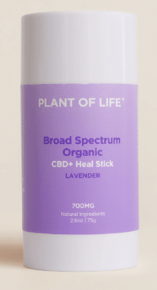 Plant Of Life Broad Spectrum Organic CBD Heal Stick - 700Mg Lavender, 75G
