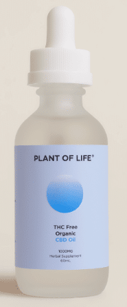 Plant Of Life THC Free Organic CBD Oil - 1000Mg, 60Ml