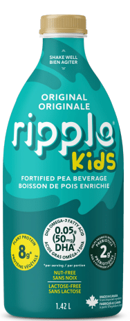 Ripple Dairy-Free Kids Original Plant Based Milk Beverage, 1.42L