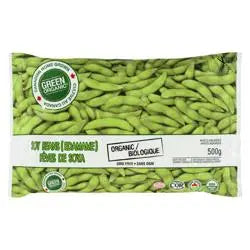 Green Organic Whole Soybeans (Edamame) - 500G