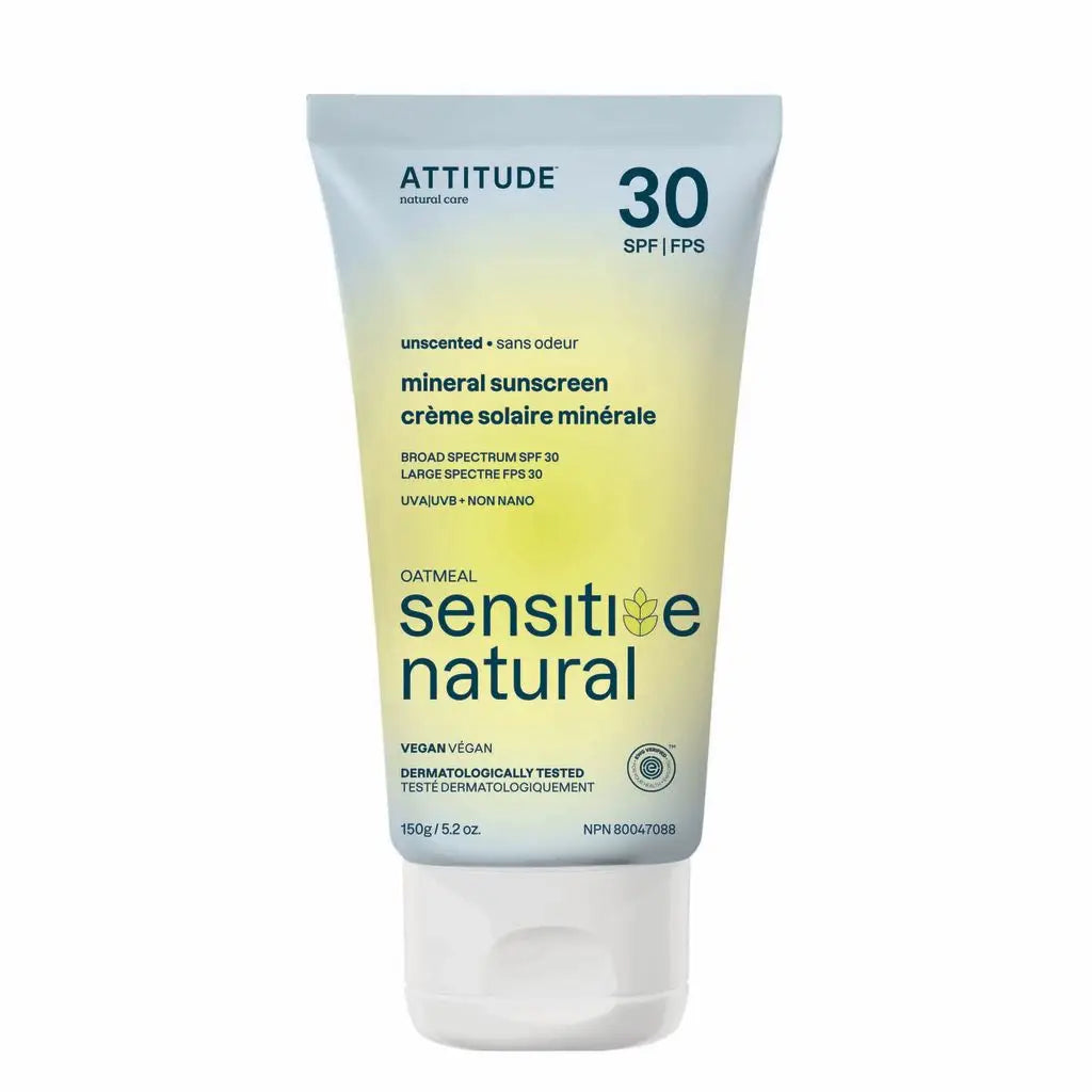 Attitude Living - Sensitive Skin Sunscreen SPF 30, 150G