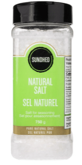 Sunhed Iodized Natural White Himalayan Salt, 750G