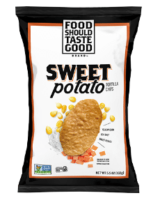 Food Should Taste Good - Sweet Potato Tortilla Chips, 155G