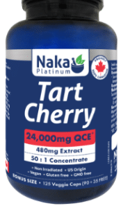 Naka Tart Cherry 480Mg Extract, 125Vcaps