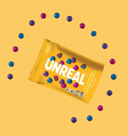 UNREAL Dark Chocolate Crispy Quinoa Gems 142G