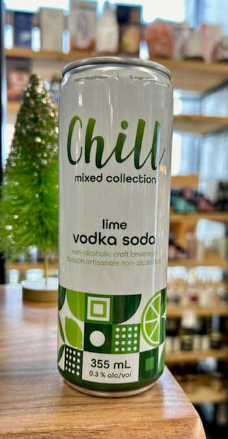 Chill St. Craft - Lime Vodka Soda Non Alcoholic Cocktail, Single