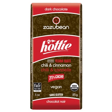 Zazubean - Hottie Chilli & Cinnamon Dark Chocolate Bar